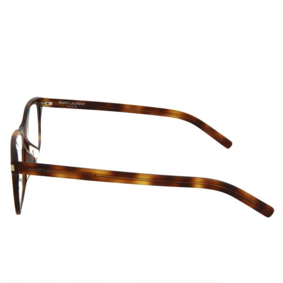 Saint Laurent Havana Brown Square Eyeglasses! - Picture 3 of 4